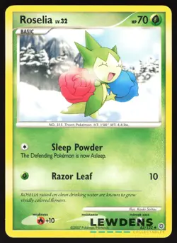 Roselia - 62/132 - Uncommon - Secret Wonders - Pokemon Card - Image 1