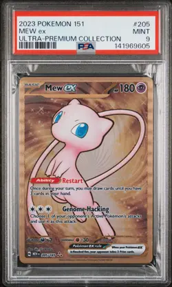2023 POKEMON 151 ULTRA-PREM COLL #205 MEW EX PSA 9 - Image 1