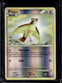2010 Pokemon HeartGold & SoulSilver Triumphant Pidgey Reverse Holo #71/102 - Image 1