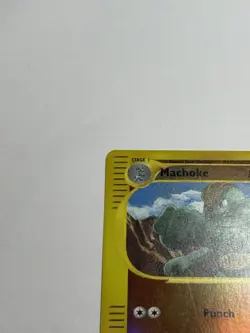 Pokemon Expedition Set Reverse-Holo Machoke 85/165 (English) - Image 3