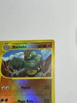 Pokemon Expedition Set Reverse-Holo Machoke 85/165 (English) - Image 4