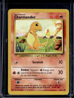 1999 Pokemon Unlimited Charmander Common #46/102 - Image 1
