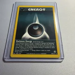 DARKNESS ENERGY 104/111 RARE NEO GENESIS POKEMON UNLIMITED - Image 1