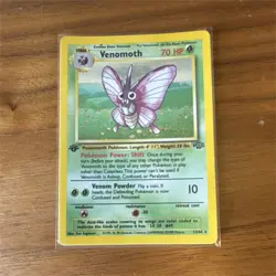 Pokemon TCG Venomoth Jungle 13/64 Holo 1st Edition Holo Rare Stage 1 70 HP - Image 1