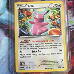 2015 Pokemon Holo Black Star Promo Ditto- XY40 - Image 1