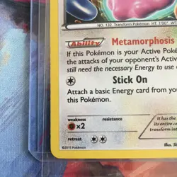 2015 Pokemon Holo Black Star Promo Ditto- XY40 - Image 5