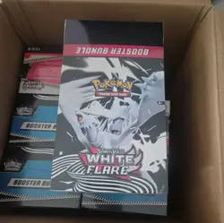 6 Pokemon Black Bolt & White Flare Booster Bundle Factory Sealed Display Cases - Image 2