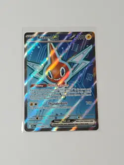 Pokemon TCG Holo Ultra Rare Full Art Rotom Ex 111/094 Phantasmal Flames - Image 1