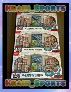 [Lot of 3] Pokemon Scarlet & Violet 151 Blooming Waters Premium Collection NEW ✅ - Image 1
