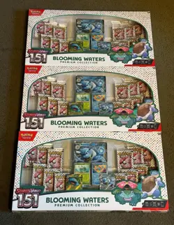 [Lot of 3] Pokemon Scarlet & Violet 151 Blooming Waters Premium Collection NEW ✅ - Image 2