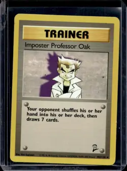 2000 Pokemon Set 2 Imposter Professor Oak #102/130 - Image 1