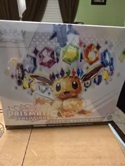 Pokemon TCG: S&V Prismatic Evolutions Factory Sealed Elite Trainer Box - Image 1