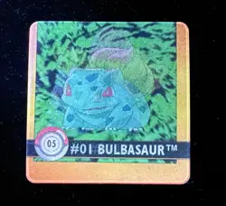 1999 Pokemon Artbox Premier Edition Lenticular Card Bulbasaur Ivysaur #04 #05 - Image 1