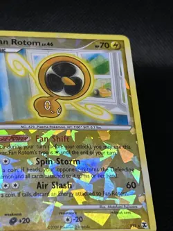 Fan Rotom RT1/6 Rising Rivals Reverse Holo CRACKED Pokemon TCG - Image 3