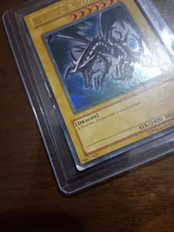 Yugioh Red-Eyes Black Dragon SDJ-001 Unlimited Edition Holo Rare -HP - Image 3