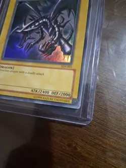 Yugioh Red-Eyes Black Dragon SDJ-001 Unlimited Edition Holo Rare -HP - Image 4