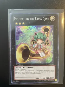 Melomelody the Brass Djinn YS12-EN042 Super Rare 1st Edition MP Yugioh - Image 1