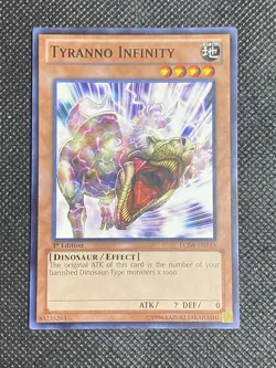 YuGiOh! - Tyranno Infinity LCJW-EN153 Common 1st Edition Near Mint Joey’s World - Image 1