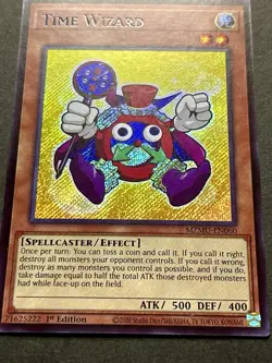 Time Wizard | MZMU-EN060 | Secret Rare | CHIBI HOLO BLEED! | NM | YuGiOh! - Image 2