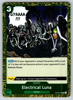 Electrical Luna | OP08-036 | Two Legends | R | Event | English | One Piece TCG - Image 1