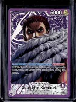 2025 One Piece Charlotte Katakuri Leader Alternative Art #OP11-062 - Image 1