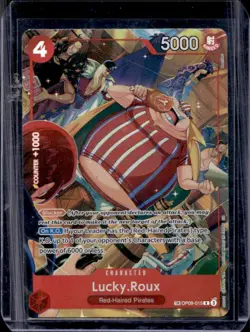 2025 One Piece A Fist of Divine Speed Lucky.Roux Treasure Rare #OP09-015 - Image 1