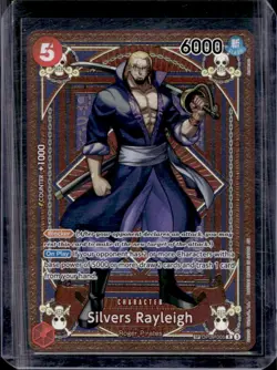 2025 One Piece Silvers Rayleigh Special Card Alt Art #OP09-005 - Image 1