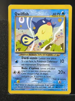 Carte Pokemon Qwilfish 49/64 Edition 2 Ed 2 Neo Revelation Wizards FR 1 - Image 2