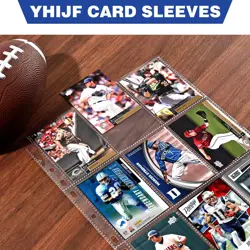 200 PCS 9 Pocket Double Side Card Sleeves Binder Sheets Holds 3600 Trading Cards - Image 3