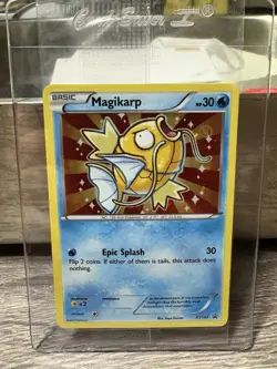 Pokemon TCG Magikarp XY 143 Holo Black Star Promo Card Sealed - Image 1