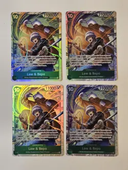 4x Law & Bepo ST24-004 Starter Deck 24 Foil Playset One Piece TCG - Image 1