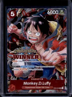 2023 One Piece Monkey.D.Luffy Winner Pack Vol 5 #ST01-012 - Image 1