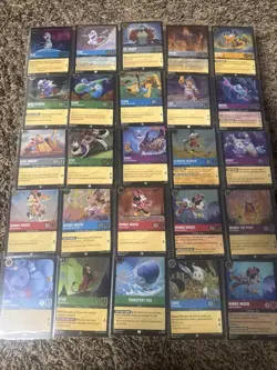 Disney Lorcana Cold foil lot - Image 1