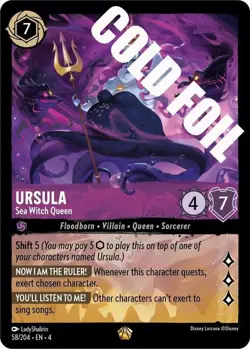Lorcana Ursula’s Return Legendary Cold Foil Singles - Pick Your Card NM TCG - Image 4