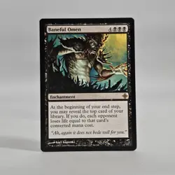 MTG Magic the Gathering Card 96/248 Baneful Omen Rise of the Eldrazi LP - Image 1