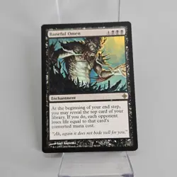 MTG Magic the Gathering Card 96/248 Baneful Omen Rise of the Eldrazi LP - Image 2