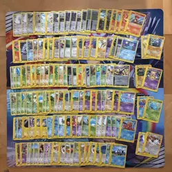 Vintage Pokemon Card Lot E Series Fire Ampharos Scyther Wartortle 139 Cards - Image 1