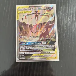 Pokemon TCG Espeon & Deoxys GX SM240 Black Star Promo Holo Card - Image 1