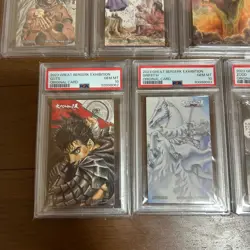 Berserk Exhibition 2023 Marui Original Card Set Guts Griffith Zodd PSA 10 GEM JP - Image 2