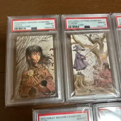 Berserk Exhibition 2023 Marui Original Card Set Guts Griffith Zodd PSA 10 GEM JP - Image 4