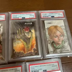 Berserk Exhibition 2023 Marui Original Card Set Guts Griffith Zodd PSA 10 GEM JP - Image 5
