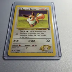Pokemon Card - Lt. Surge's Eevee Gym Challenge 51/132 Uncommon - Image 1
