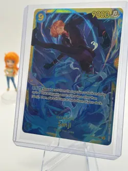 Bandai Sanji Wings of the Captain OP06-119 Secret Rare Foil 9000 Power Card - Image 1
