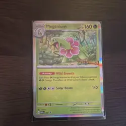 Pokemon Meganium Me: Mega Evolution Promo Card 001 160 HP English - Image 1