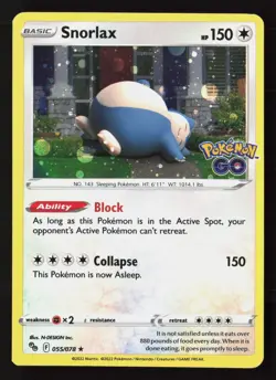 Snorlax - (Cosmos Holo) Promo Miscellaneous Cards & Products 055/078 NM - Image 1