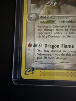 2003 Pokemon | Salamence 19/97 | Non-Holo Foil Rare Card NM E-reader E-Series - Image 3