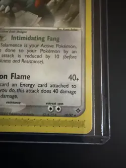 2003 Pokemon | Salamence 19/97 | Non-Holo Foil Rare Card NM E-reader E-Series - Image 4