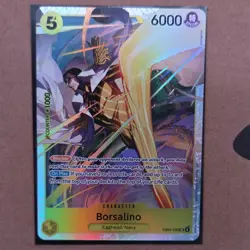 Bandai One Piece CCG Borsalino EB04-058 Egghead/Navy Special Holo Character Card - Image 1