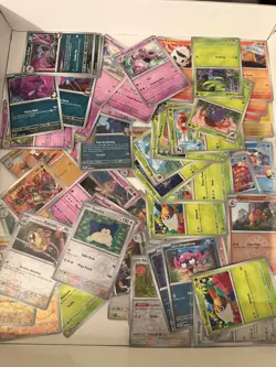 50 Card Bulk Lot Pokemon- No Energy - Holo - Reverse Holo - Common 🔥 - Image 1