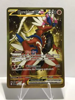 Koraidon EX 254/198 Gold Secret Rare Scarlet & Violet Pokemon TCG Card NM- - Image 1